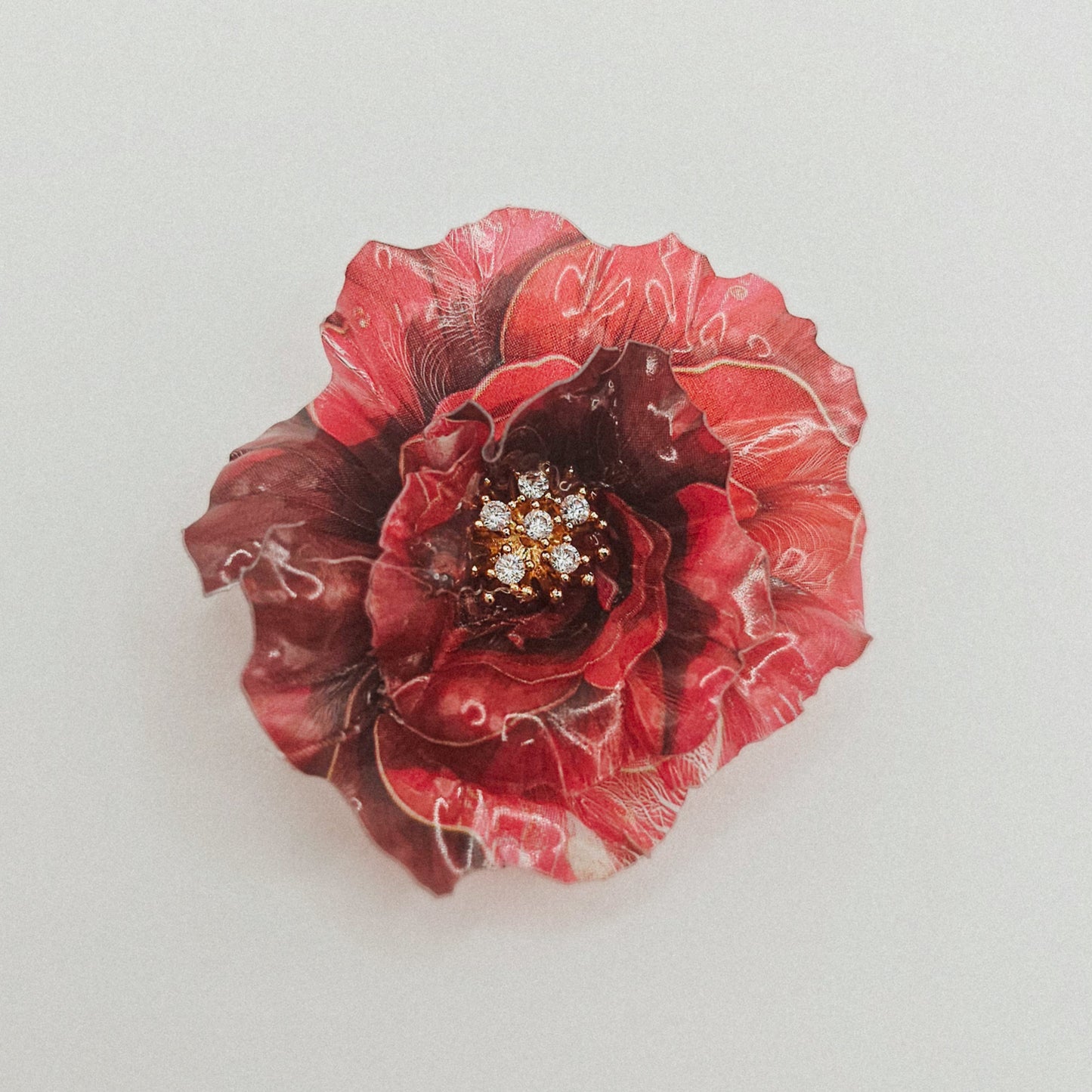 Rose (rot) 2 lagig - 10 Stk.