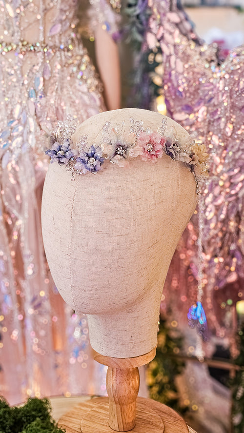 DIY Box - Diadem (silber) - Pastell Rainbow