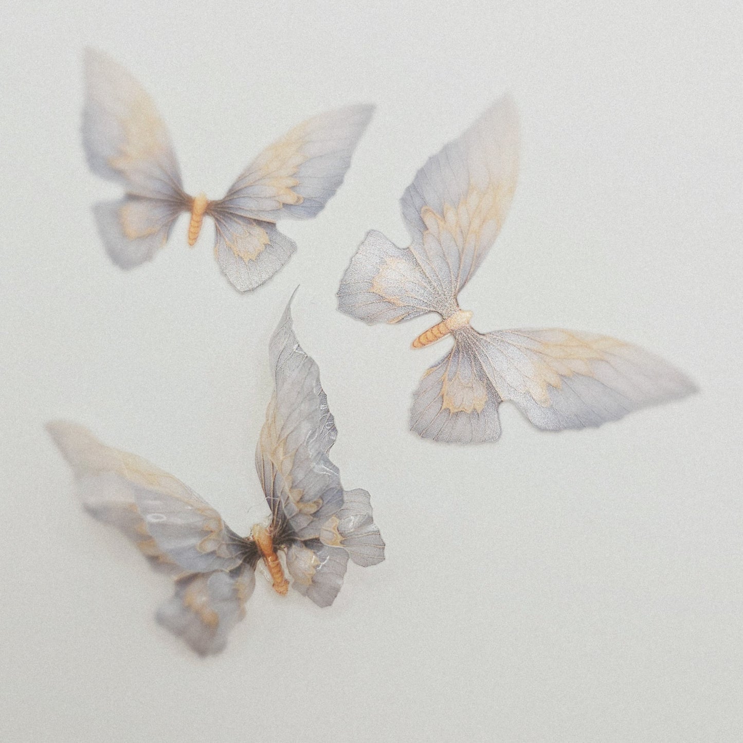 Schmetterling beige - 10 Stk.