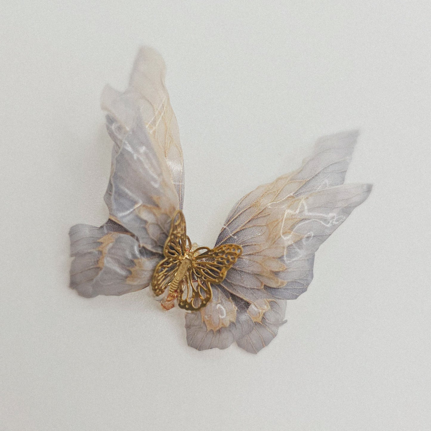 Schmetterling beige - 10 Stk.