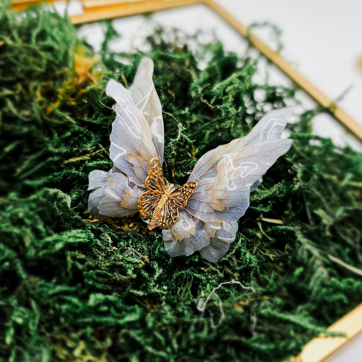 Schmetterling beige - 10 Stk.