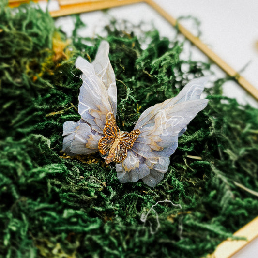 Schmetterling beige - 10 Stk.