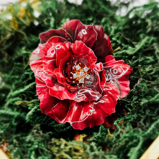 Rose (rot) 2 lagig - 10 Stk.